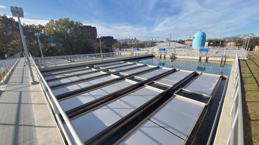 Inclined Plate Clarifiers - plate covers