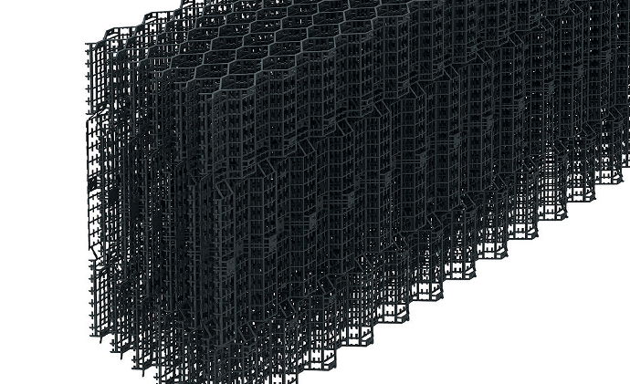coolingtower_counterflow_modular-splash-htp25-fill_overview.jpg Premium Industrial Splash Fill for Cooling Towers