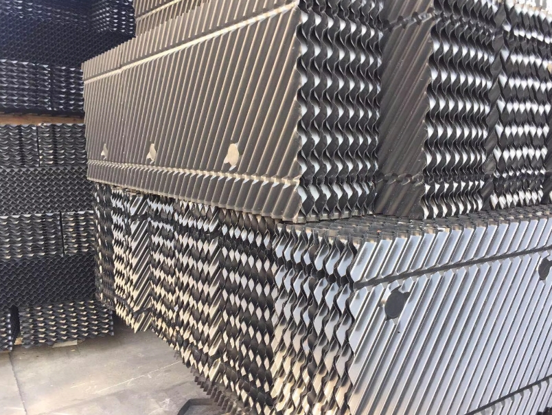 mc-pvc-fill-stock.jpg MC75 PVC tegenstroom Marley koeltoren vullingen voor infill koeltoren