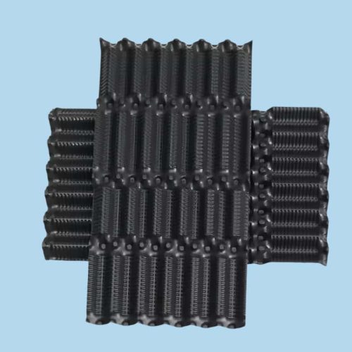 sns-pvc-fill.jpg Honeycomb Vertical Flow Industrial SNCS PVC Film Fill for Counter Flow Cooling Tower
