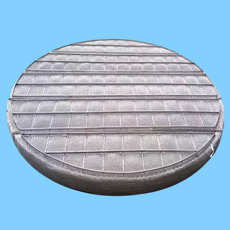 بالا-بهره وری غبار حذف فولاد ضد زنگ سیم مش Demister Pad